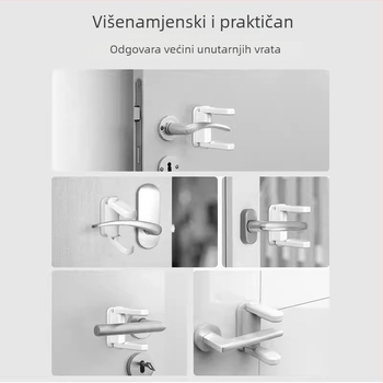 Stoper za vrata – ABS, zidna montaža, model Regular Fit, standardna konstrukcija, ručno upravljanje, moderan minimalistički stil