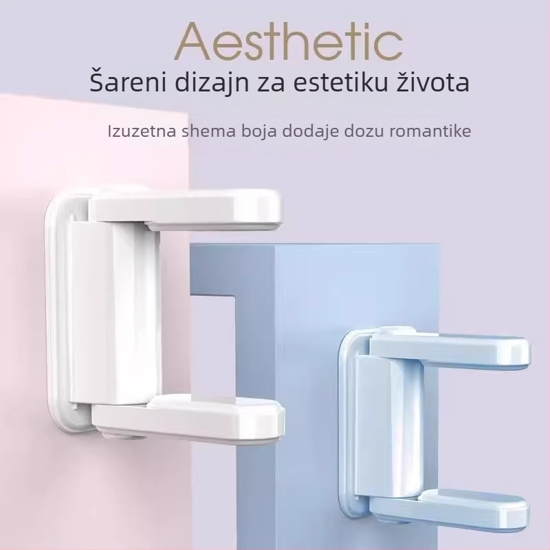 Stoper za vrata – ABS, zidna montaža, model Regular Fit, standardna konstrukcija, ručno upravljanje, moderan minimalistički stil