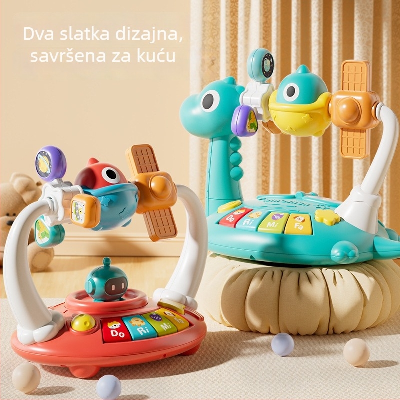 Dječja perkusijska igračka – ABS materijal, Unisex, dob 0–3 godina, rana glazbena edukacija