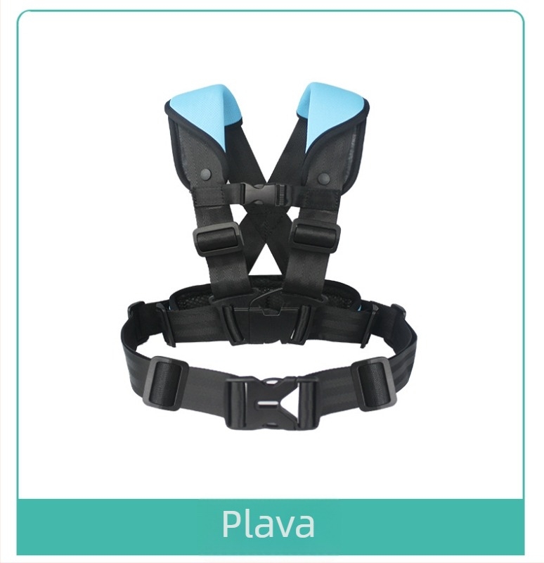 Dječja sigurnosna vesta za biciklizam - poliester vlakno materijal, dizajnirana za sigurnost djece tijekom vožnje.