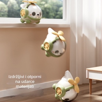 Slatka Panda-helikopter s trubom za bebe od 0 do 3 godina – glazbena zviždaljka igračka