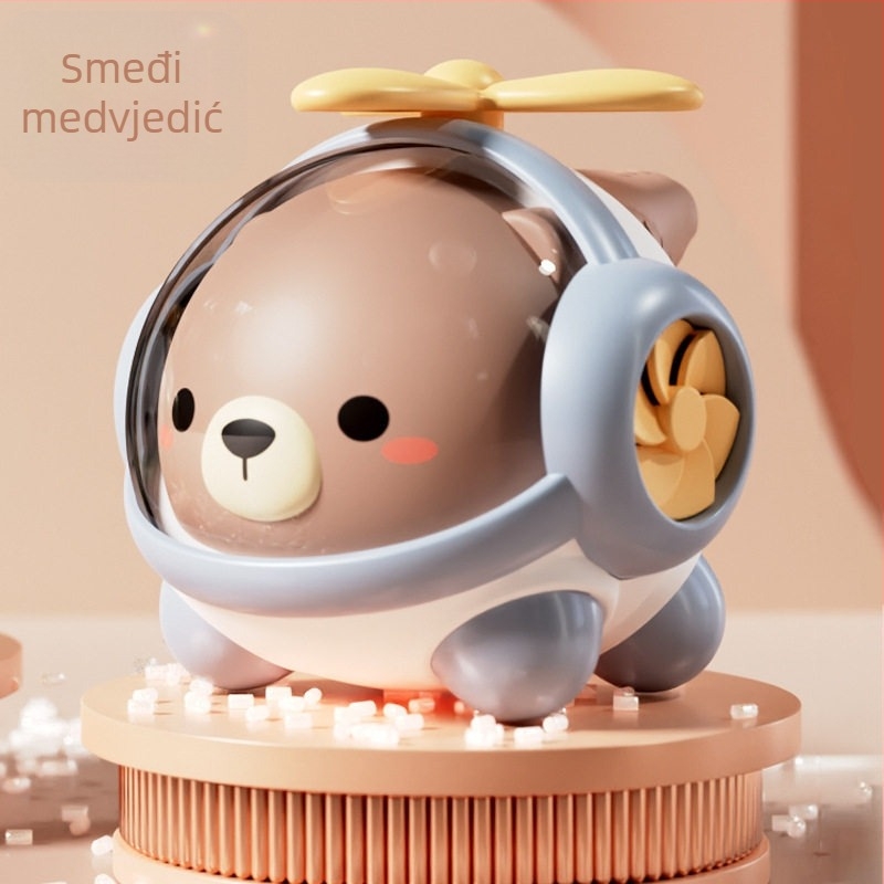 Slatka Panda-helikopter s trubom za bebe od 0 do 3 godina – glazbena zviždaljka igračka