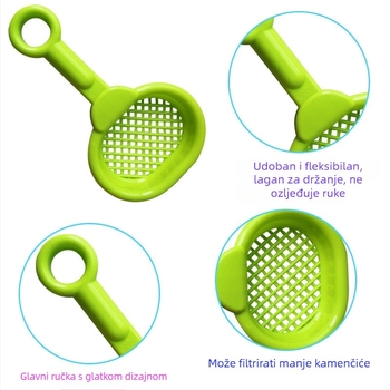 Plažni lopata za djecu - plastični alat za pijesak, za bebe 0-3 godine