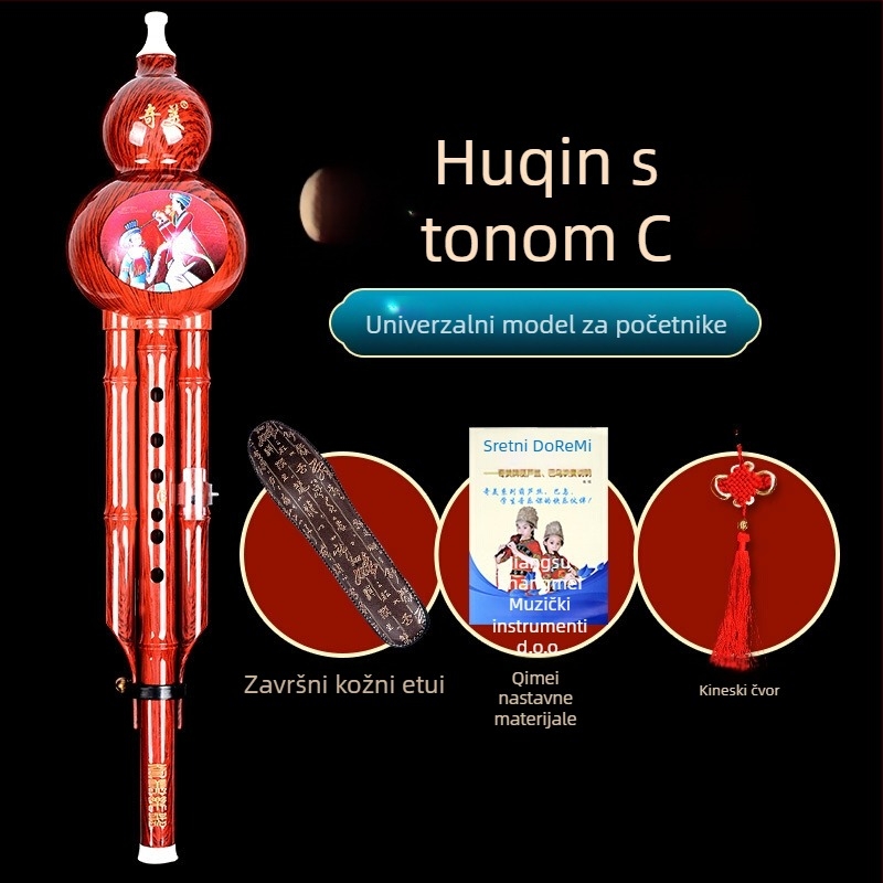 Hulusi, model C, marka Qimei, 20 komada u pakiranju, pakiranje: smola