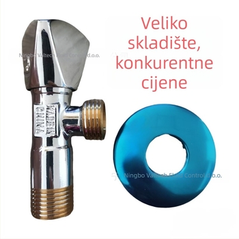Kutni ventil (bakar, model LT1006, ugrađena instalacija, tuš sustav)