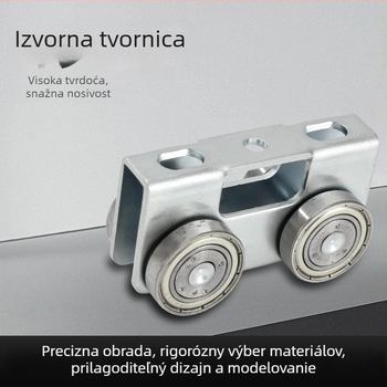 Nehrđajući čelik: U-oblik kliznih vrata i šina za zavjese, sklop prozorske šine od aluminijskog legura, otporan na habanje