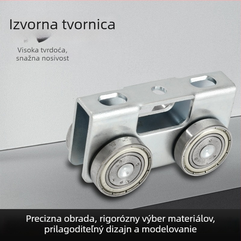 Nehrđajući čelik: U-oblik kliznih vrata i šina za zavjese, sklop prozorske šine od aluminijskog legura, otporan na habanje