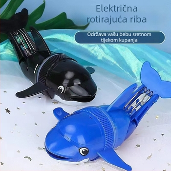 Električna igračka riba za kupanje djece — rolajuća, ljuljajuća i slobodno pliva