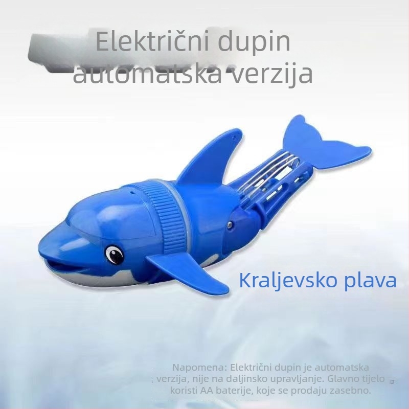 Električna igračka riba za kupanje djece — rolajuća, ljuljajuća i slobodno pliva