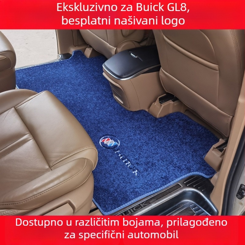Buick GL8 podne prostirke – PVC materijal, marka Che xinsen, imitacija kašmira, kompatibilno s Buick GL8 modelom