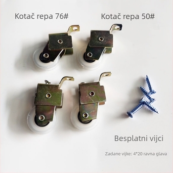 Tip 76 stari stil aluminijski prozor kotač za klizne prozore, vrata i mreže