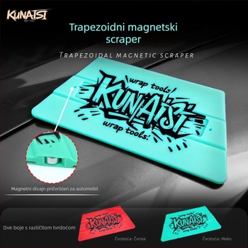 KNS Alat za automobilsku foliju s dvostrukim oštrim rubom i magnetskim pričvršćivanjem — Materijal TPEE, Model KNS