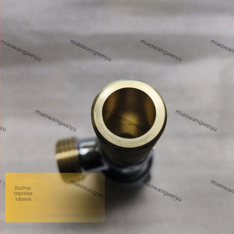 Bakreni kutni ventil za toplu i hladnu vodu, zidna ugradnja, 4-dijelno sučelje, za bojler