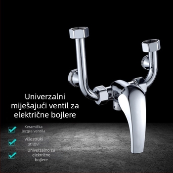 Ventil za miješanje za električni bojler, površinska ugradnja, regulacija tople i hladne vode, U-oblik miješalica, universalni