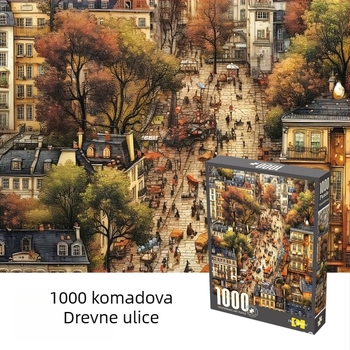 Puzzle od baršunastog papira za opuštanje, ravni puzzle, božićna snježna scena, prilagodljivi dizajni (Materijal: papir; Kategorija: ravni puzzle; Tema: božićna snježna scena; Značajka: baršunasti papir za opuštanje; Prilagodba: dostupna)