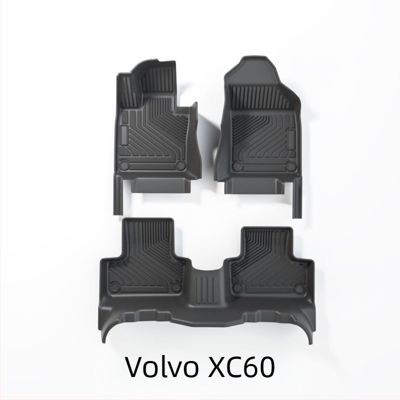 Volvo podne prostirke – TPE materijal, Jin Haolong, kompatibilni modeli XC60 XC90 XC40 S60 S90 V60 V90 EX30 XC70 EM90, mogućnost prilagođene obrade