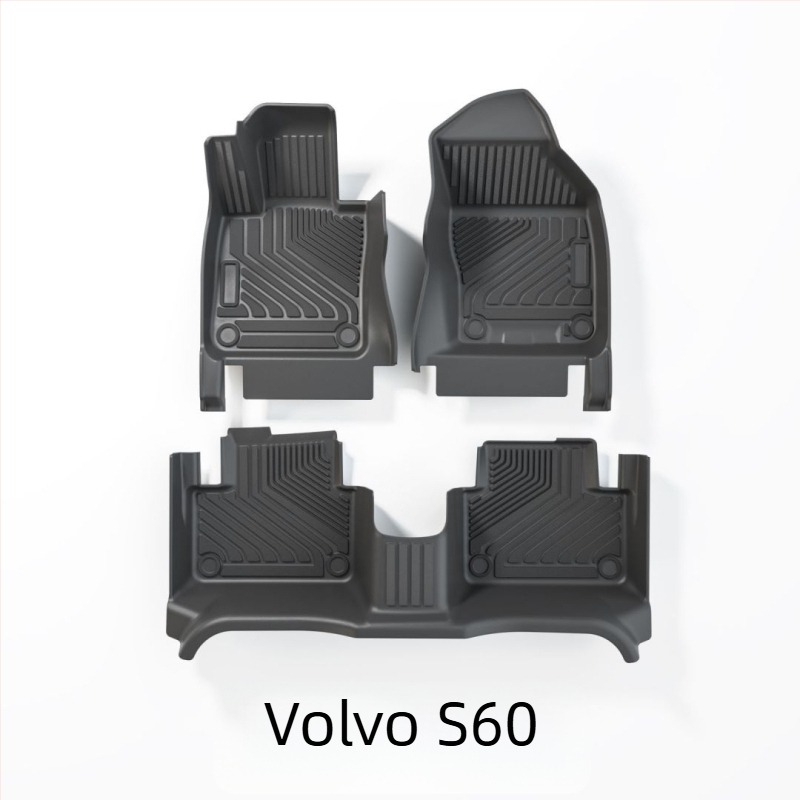 Volvo podne prostirke – TPE materijal, Jin Haolong, kompatibilni modeli XC60 XC90 XC40 S60 S90 V60 V90 EX30 XC70 EM90, mogućnost prilagođene obrade