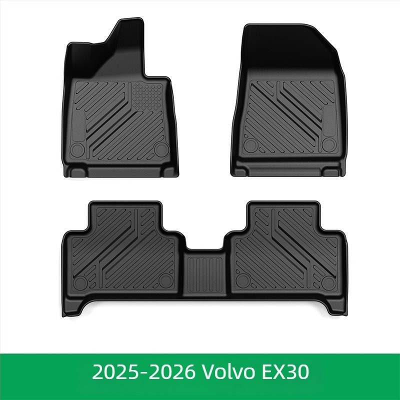Volvo podne prostirke – TPE materijal, Jin Haolong, kompatibilni modeli XC60 XC90 XC40 S60 S90 V60 V90 EX30 XC70 EM90, mogućnost prilagođene obrade