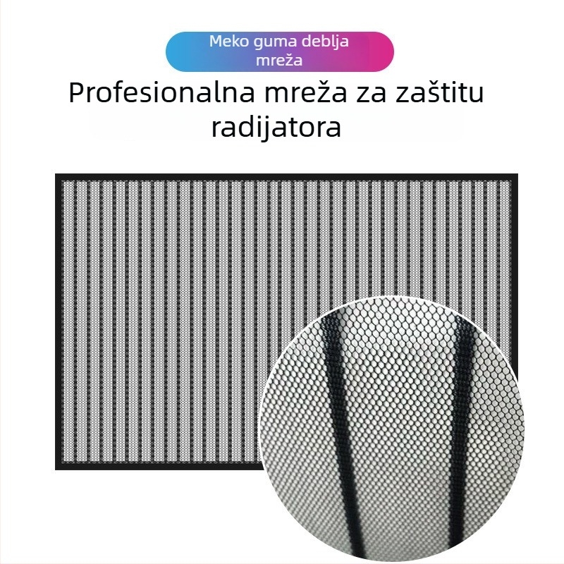 Automobilska mreža za zaštitu od insekata i prašine; materijal: mreža; otvor: 0.05; promjer žice: 0.01; marka Xiao mo; vijek trajanja: 2–3 godine