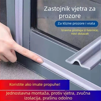 Samoljepljivi brtveni trak za vrata i prozore, otporan na vjetar, zvučna izolacija, zaštita od prašine i toplina, univerzalni model za prozore