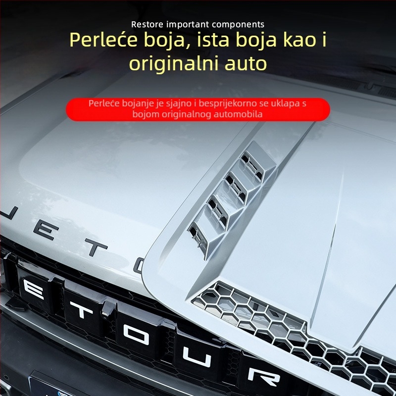 Poklop motora za Jietu Traveler Shanhai T2 — montaža usisnim čašicama