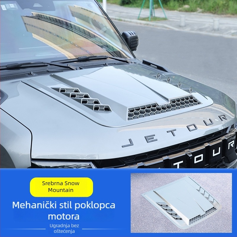 Poklop motora za Jietu Traveler Shanhai T2 — montaža usisnim čašicama
