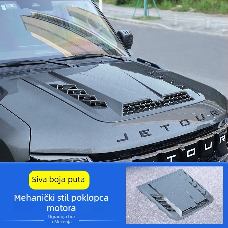 Poklop motora za Jietu Traveler Shanhai T2 — montaža usisnim čašicama