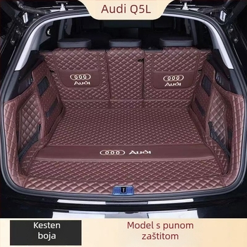 Stražnji tepih za prtljažnik za Audi Q5L s potpunim pokrivanjem, kompatibilan s modelima 10–26, P/N: 5H14Z844350178, dodatak unutarnjih dijelova automobila