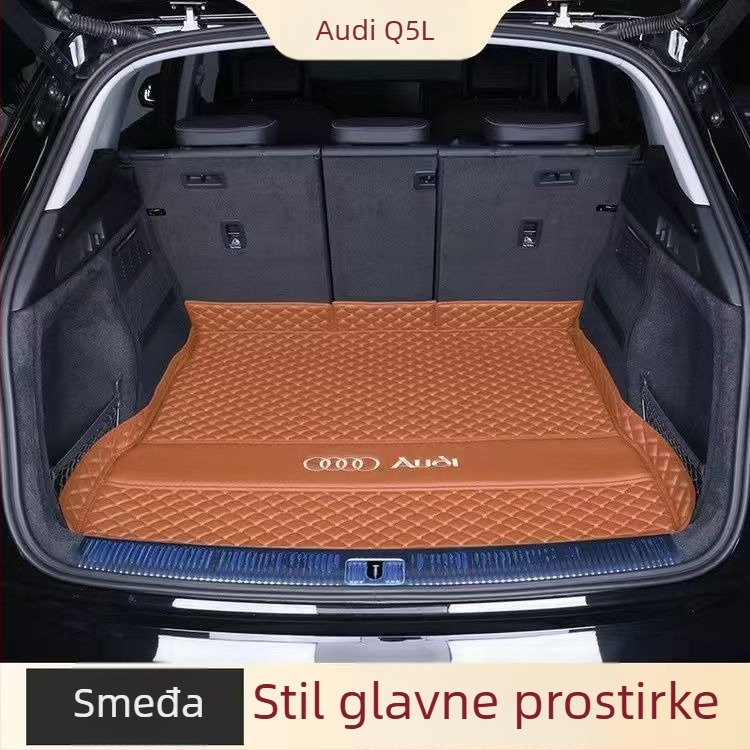Stražnji tepih za prtljažnik za Audi Q5L s potpunim pokrivanjem, kompatibilan s modelima 10–26, P/N: 5H14Z844350178, dodatak unutarnjih dijelova automobila