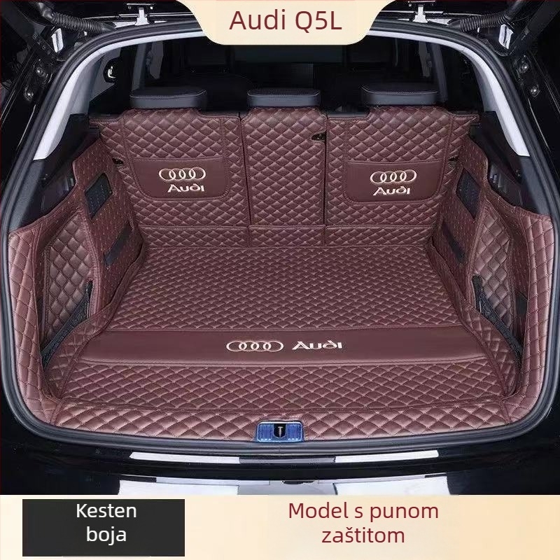 Stražnji tepih za prtljažnik za Audi Q5L s potpunim pokrivanjem, kompatibilan s modelima 10–26, P/N: 5H14Z844350178, dodatak unutarnjih dijelova automobila