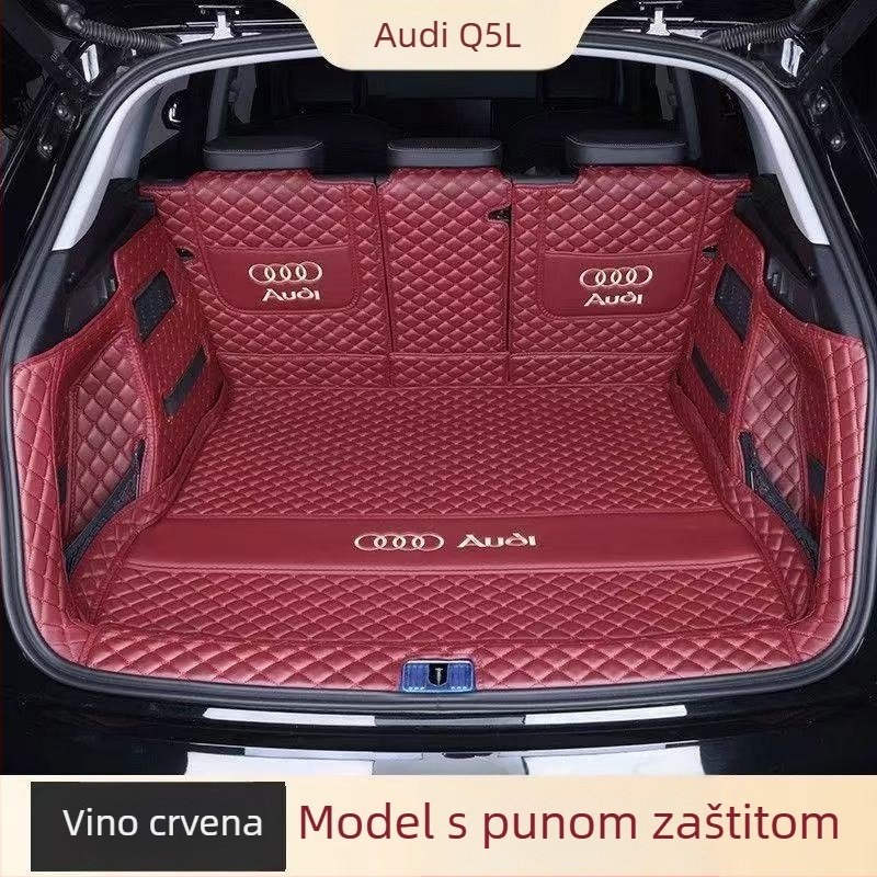 Stražnji tepih za prtljažnik za Audi Q5L s potpunim pokrivanjem, kompatibilan s modelima 10–26, P/N: 5H14Z844350178, dodatak unutarnjih dijelova automobila