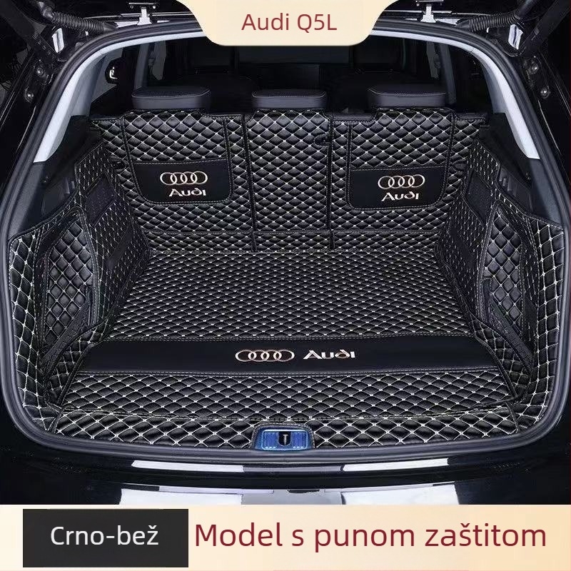 Stražnji tepih za prtljažnik za Audi Q5L s potpunim pokrivanjem, kompatibilan s modelima 10–26, P/N: 5H14Z844350178, dodatak unutarnjih dijelova automobila