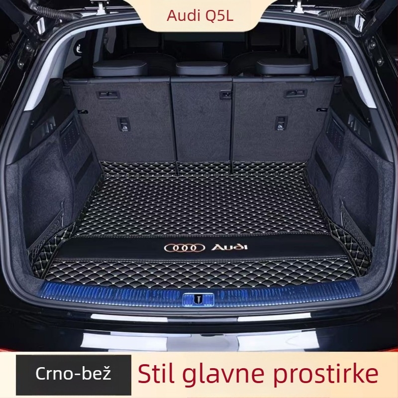 Stražnji tepih za prtljažnik za Audi Q5L s potpunim pokrivanjem, kompatibilan s modelima 10–26, P/N: 5H14Z844350178, dodatak unutarnjih dijelova automobila