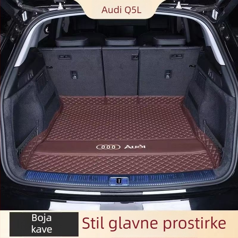Stražnji tepih za prtljažnik za Audi Q5L s potpunim pokrivanjem, kompatibilan s modelima 10–26, P/N: 5H14Z844350178, dodatak unutarnjih dijelova automobila