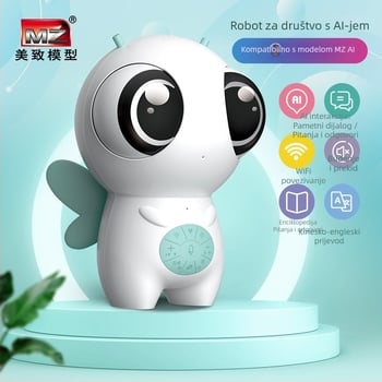 Dječji inteligentni robot – mašina za rano obrazovanje s mogućnostima snimanja, prepoznavanja glasa, Wi‑Fi, punjiva litijska baterija i reprodukcija glazbe