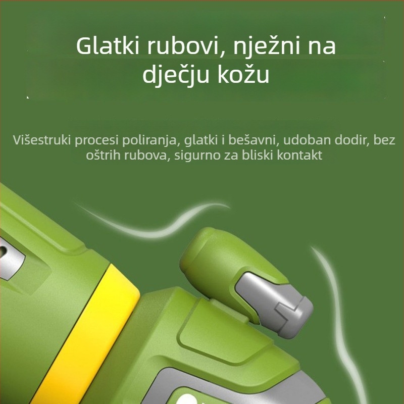 Plastična vodena pištolj s ruksakom spremnika i izvlačnim pištoljem – za djecu 4–6 godina