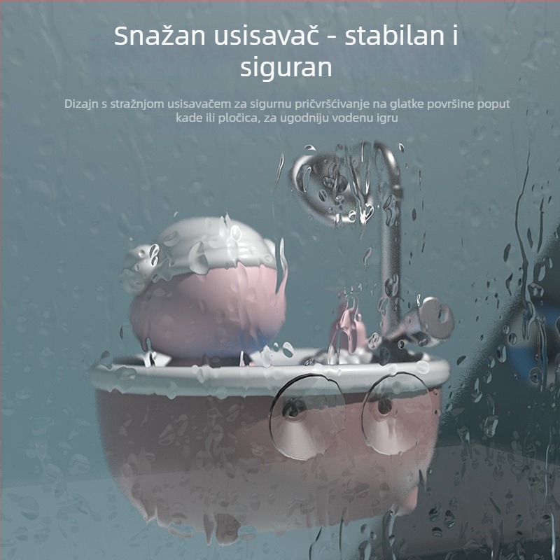 Igračka za kupanje sa svinjicom – električni raspršivač vode, plastična, za djecu 4–6 godina