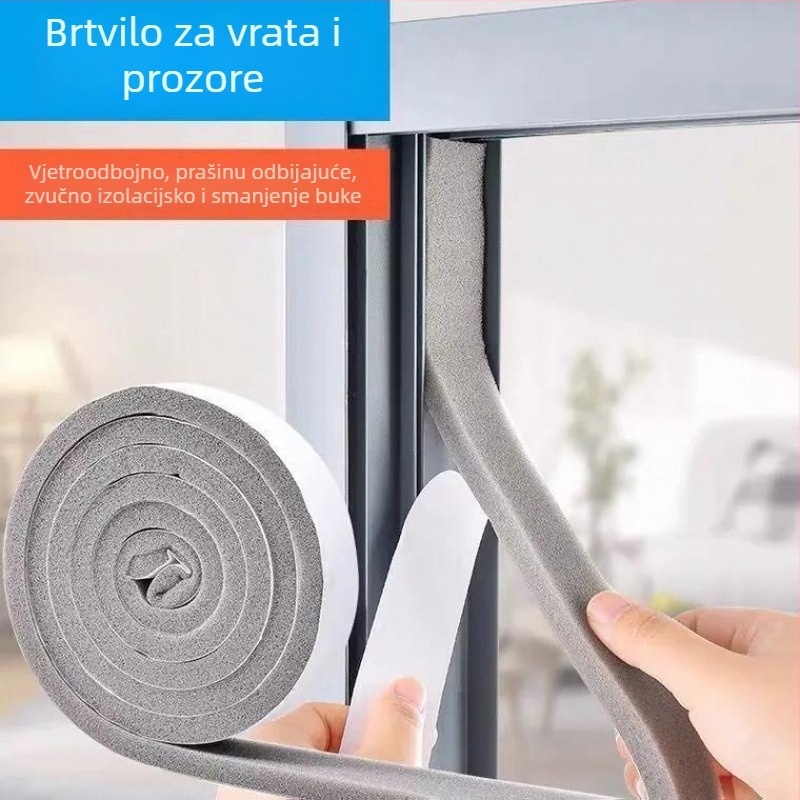 Brtvena traka za vrata i prozore - samoljepljiva, otporna na vjetar i zvučna izolacija, za vrata (Stil: Novi kineski stil)