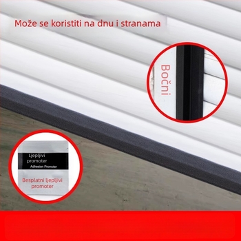 Brtvilo za garažna vrata rolete, donja brtvila, CKJLMMFT model, Shouli brend, otporno na prašinu, vjetar i miševe, visoka temperaturna otpornost, otpornost na habanje, starenje i koroziju.