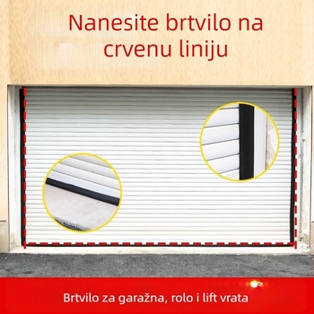 Brtvilo za garažna vrata rolete, donja brtvila, CKJLMMFT model, Shouli brend, otporno na prašinu, vjetar i miševe, visoka temperaturna otpornost, otpornost na habanje, starenje i koroziju.