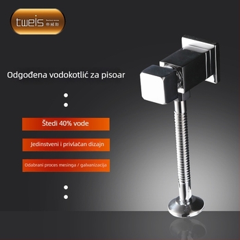 Bakrena ventila za ispiranje urinara TWS-3007 – mehaničko napajanje, izlaz G1/2, vrijeme ispiranja 10–15 s