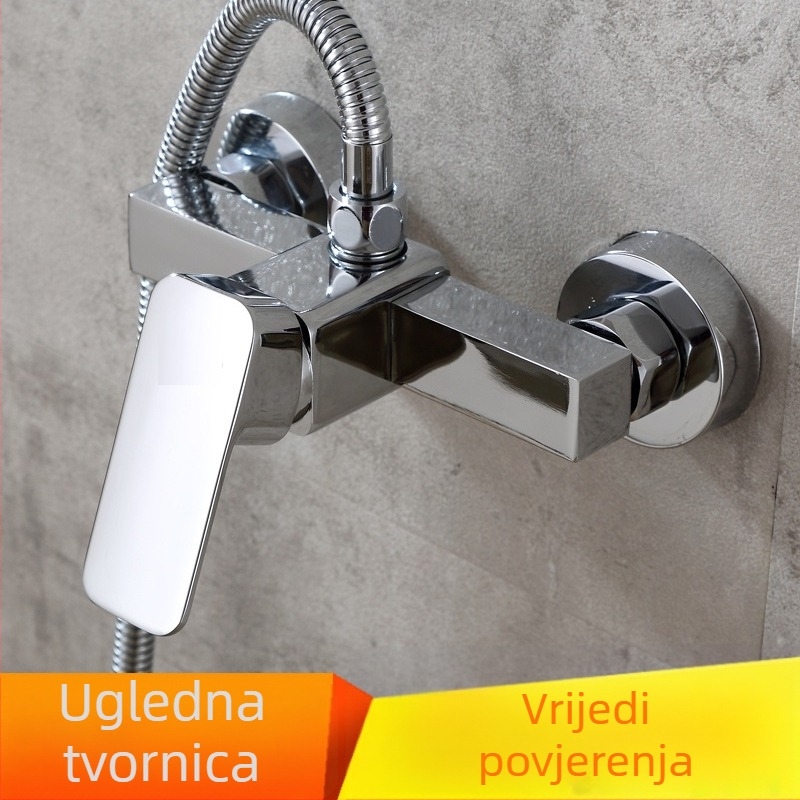 Quartet Shower ugradbeni miješajući ventil za tuš s keramičkim kartridžom, 0–100°C, cinkova legura