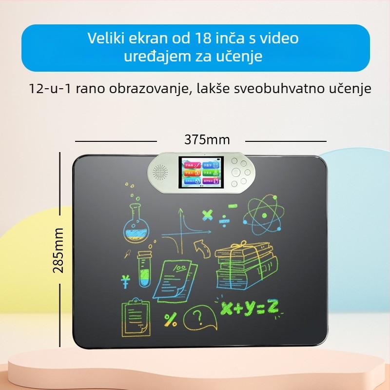 Dijete Učenje Stroj s LCD zaslonom, igrama roditelj-dijete i glazbom, 2–4 GB memorije, plastično kućište, za djecu 4–6 godina
