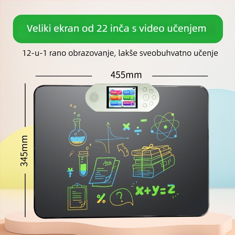 Dijete Učenje Stroj s LCD zaslonom, igrama roditelj-dijete i glazbom, 2–4 GB memorije, plastično kućište, za djecu 4–6 godina