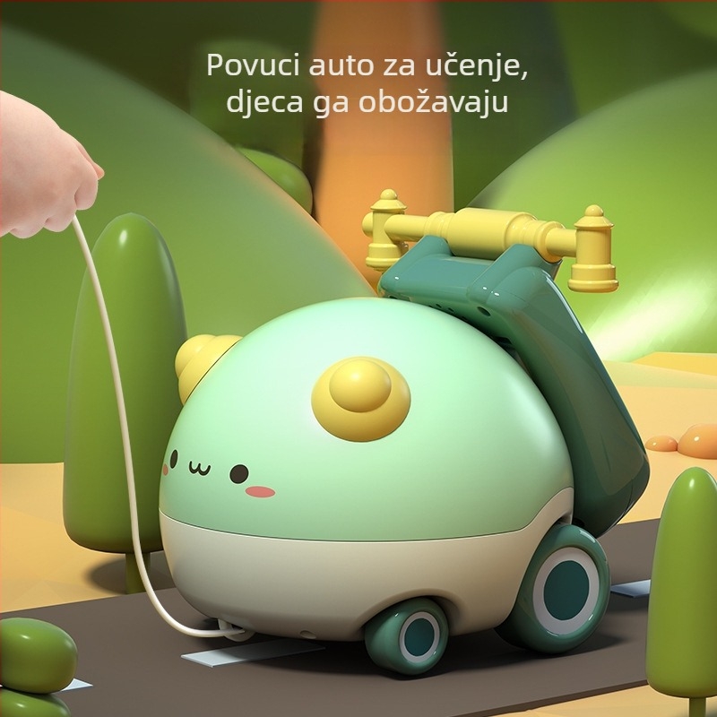 Dvojezična rana edukativna igračka: telefonska igrica s temom pile, glazba i projekcija svjetla, interaktivne značajke