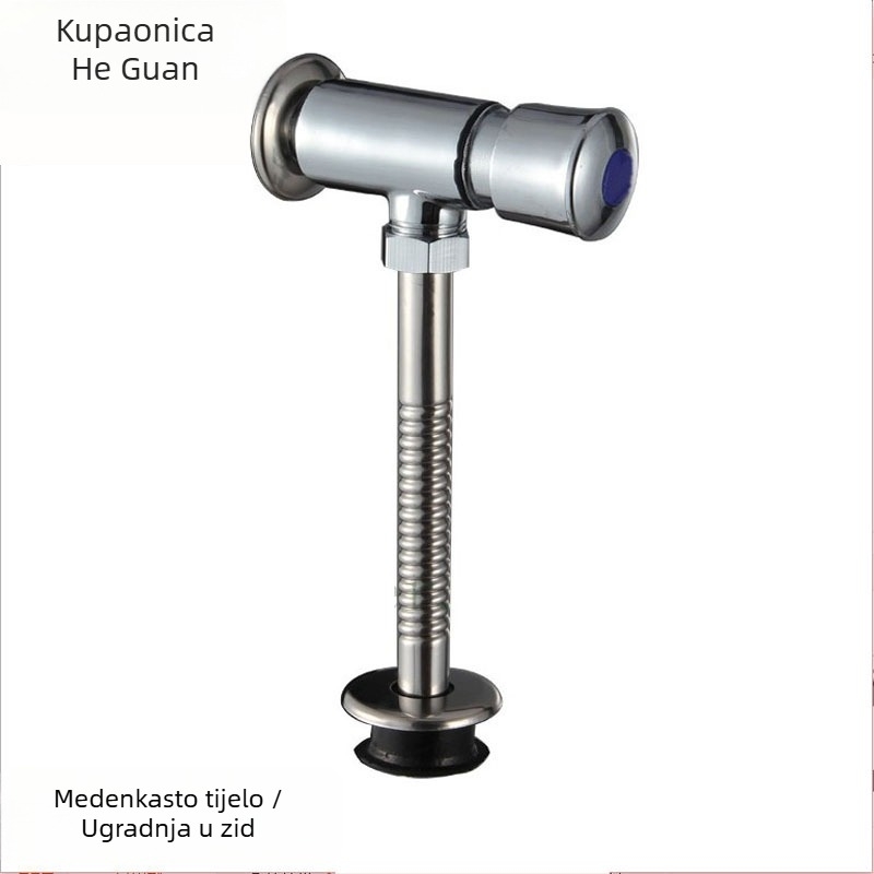 Skriveni urinarn ventil, lijevano bakreno kućište, mali model, pasivni pogon, tlak vode 0,8–1,2