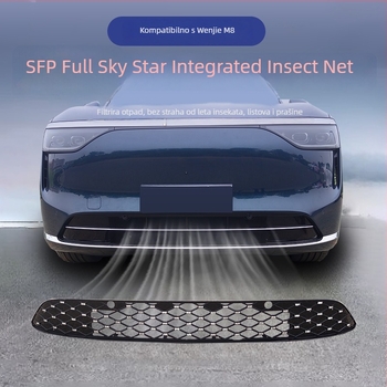 Mreža protiv insekata za Wuling M8, prednja i srednja rešetka, dekor hladnjaka, clip-on montaža, materijal ABS