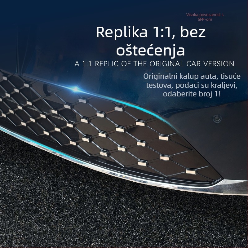 Mreža protiv insekata za Wuling M8, prednja i srednja rešetka, dekor hladnjaka, clip-on montaža, materijal ABS