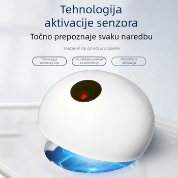 Indukcijski ispustač za toaletu s infracrvenim senzorom, automatsko bezkontaktno ispravljanje, PC materijal, moderan dizajn