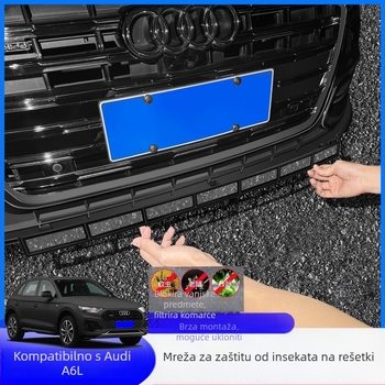 Mreža protiv insekata za vodeni spremnik Q5L na rešetki, kompatibilna s modelima 19–25 A6L/A4L – nadograđena otklopna mreža sa snap-on spojem, šifra proizvoda Xy877522002145